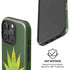 Marijuana Leaf Light Green iPhone 16 Pro Magsafe Impact Case